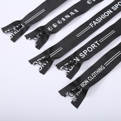 ซิปไพร์ไนลอนล็อคอัตโนมัติ พร้อมพิมพ์สปอร์ต สําหรับเสื้อผ้า กระเป๋ารองเท้า กันน้ํา