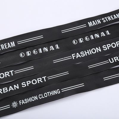 ซิปไพร์ไนลอนล็อคอัตโนมัติ พร้อมพิมพ์สปอร์ต สําหรับเสื้อผ้า กระเป๋ารองเท้า กันน้ํา