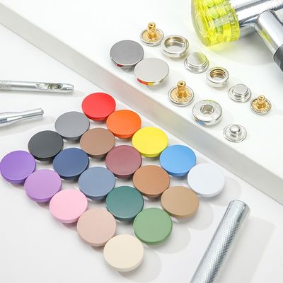อุปกรณ์ประดับ เครื่องพิมพ์กลม สังกะสีซิงก์ สังกะสีโลหะ Custom Snap Button สําหรับผ้า
