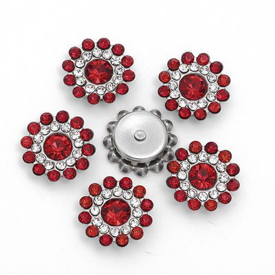 อุปกรณ์เสริมสินค้าจีน Wholesale Rhinestone Pearl Diamond Crystal Metal Button For Garment Hair Bow Center ราคาถูก