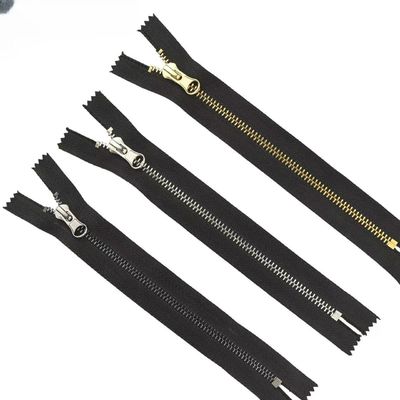# 5 ฟันปกติ, 20cm เงินโลหะปิดฟันปลาย Zippers DALH slider