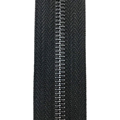 ขายปลีก 5# เปิดปลายหลายสี Custom Color Metal Zip Gun Black Teeth ทองเหลือง Jacket Zipper