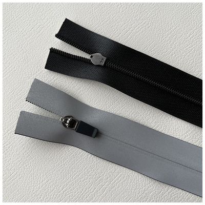TPU/PU ซีปกันน้ํา ซีปกันน้ํา มีสายสะท้อนแสง 2 ด้าน สําหรับกลางแจ้ง เสื้อผ้า